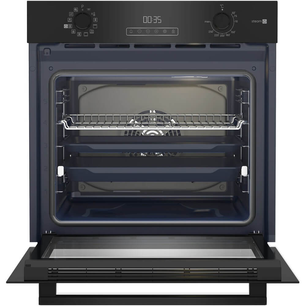 Встраиваемый электрический духовой шкаф Hotpoint HSTF 1231 JSAH BLG