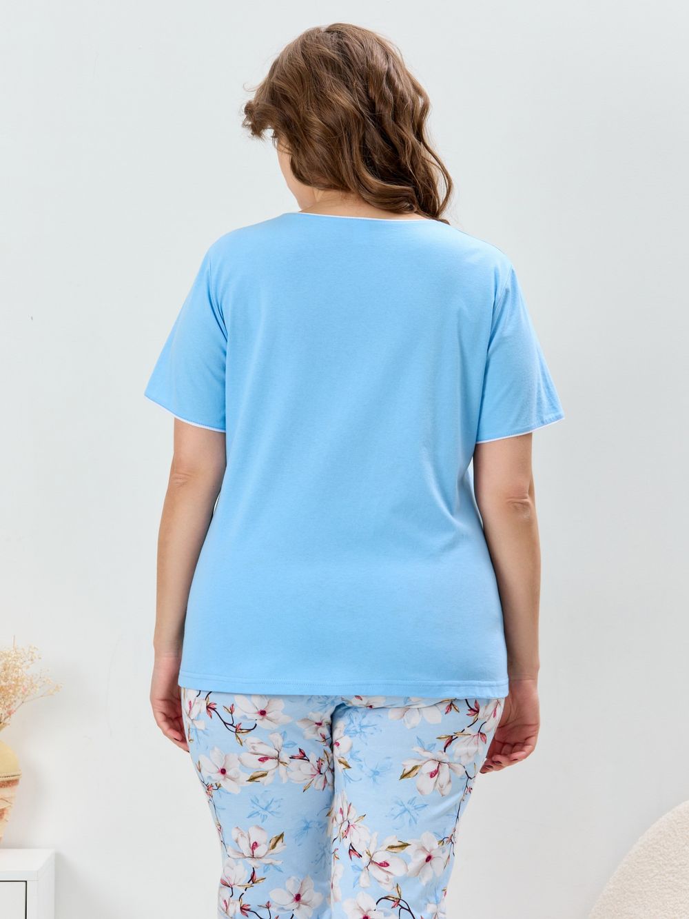 Пижама Узор-2 Виотекс ГОЛУБОЙ
