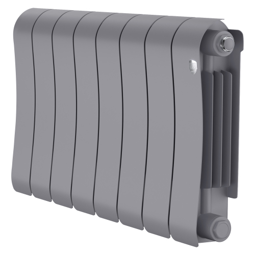 Радиатор биметаллический Royal Thermo Infinity 300 Silver Satin - 8 секц.