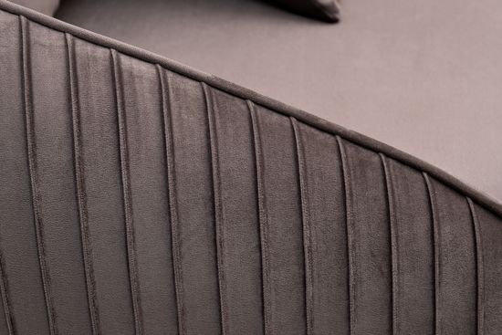 Диван Palazzo 240М трехм. раскладной серый Ром504+Ром504 240*105*95см