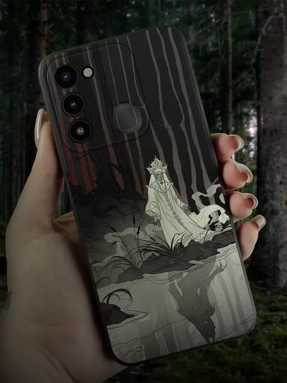 Чехол на Tecno Spark 8C с принтом