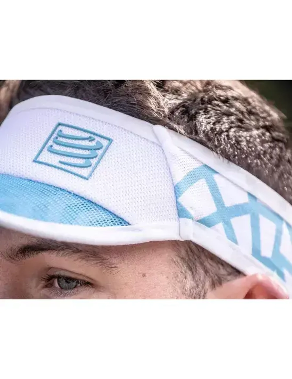 Visor Spiderweb Ultralight White/Blue