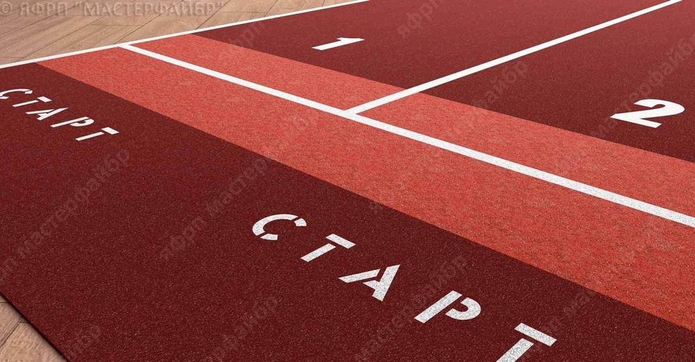 Дорожка спортивная для челночного бега комбинированная