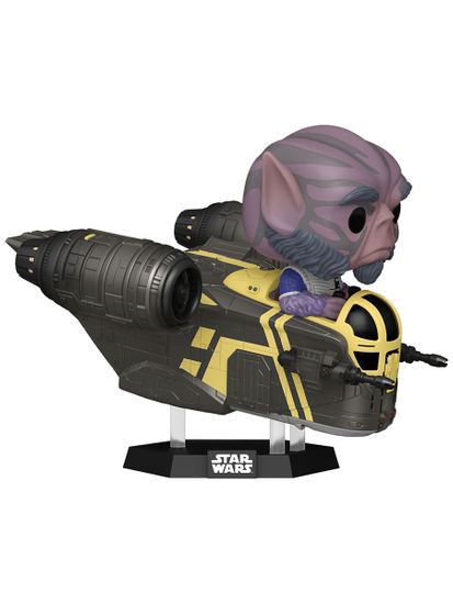 Фигурка Funko POP! Rides Bobble Star Wars M & G Zeb in Razor Crest (838) 92565 / Фигурка Фанко ПОП! по мотивам фильма "Мандалорец и Грогу", Зеб Оррелиос