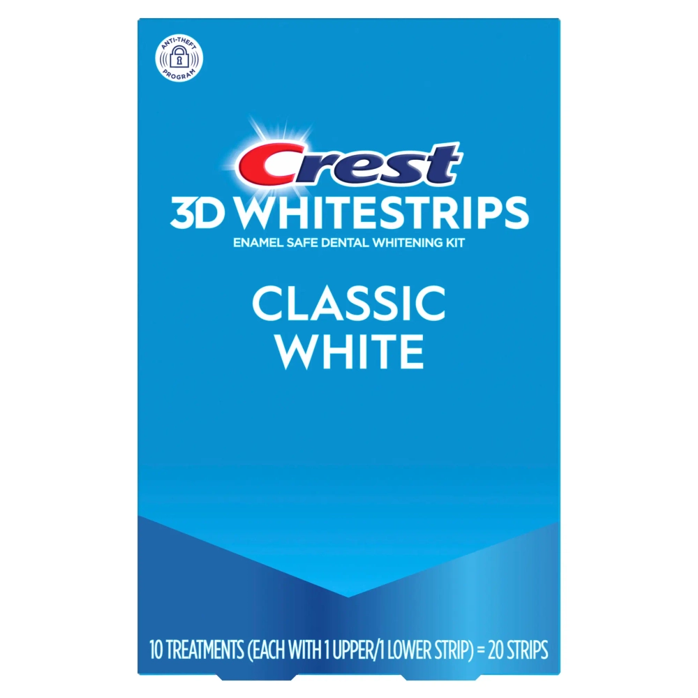 Отбеливающие полоски для зубов Crest 3D Whitestrips Classic White