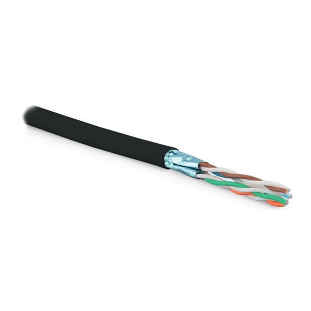 UFTP4-C6-S23-OUT-LSZH-BK-500 U/FTP кат.6, 4 пары, 0,57 LSZH нг(А)-HF кабель витая пара Hyperline