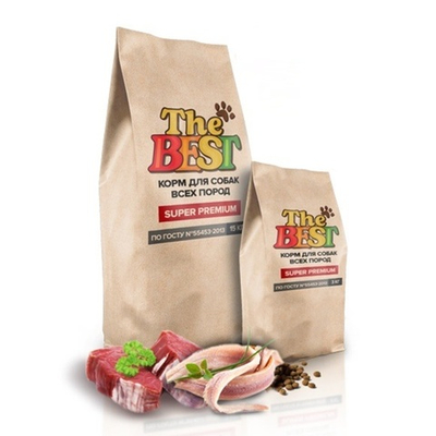 Корм для собак THE BEST для щенков