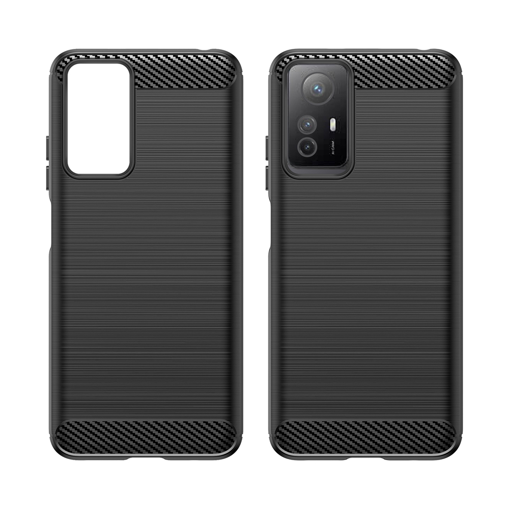 Чехол в стиле карбон для Xiaomi Redmi Note 11, Note 11s и Redmi Note 12S, серии Carbon от Caseport