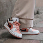 Jordan 1 Low White Light Madder Root GS