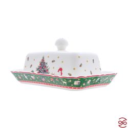 Маслёнка с крышкой Repast Green 17*12*2.6 см крышка 13.8*8.8*7.4 см