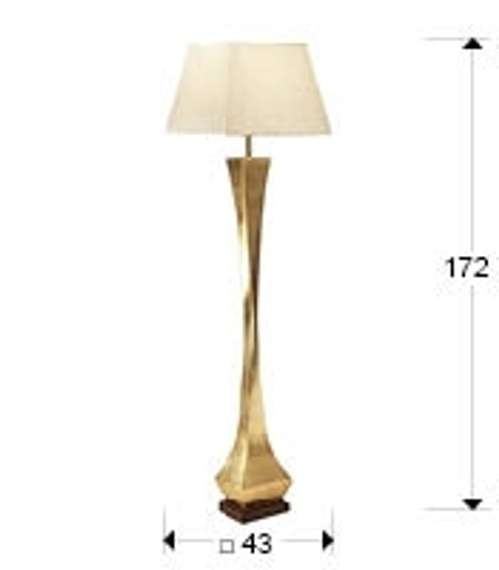 Торшер Deco золотой