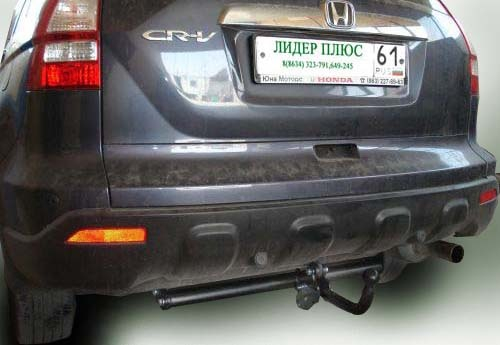 Фаркоп Лидер-Плюс для HONDA CR-V (RE5) 2006- 2012 с электрикой и сертифкатом в комплекте арт.(H101-A)