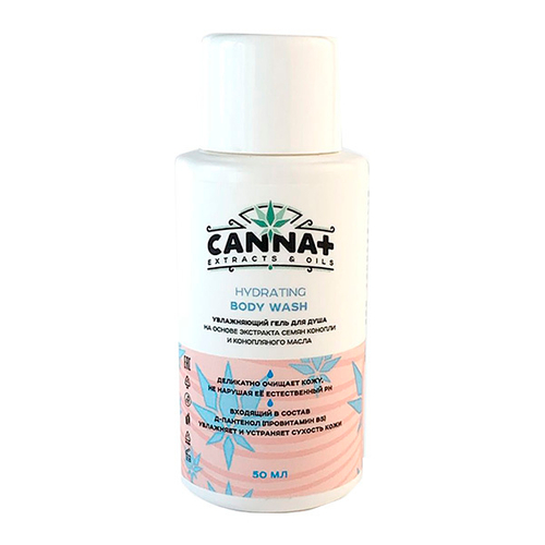Гель для душа Canna+ Hydrating Body Wash 50мл