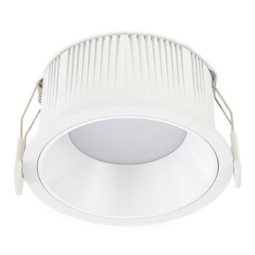 ST755.538.12 Св-к встр. Белый LED 1*12W 3000K 1 080Lm Ra80 120° IP20 D105xH50 100-240V Встраиваемые светильники