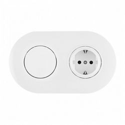 Блок с выключателями одноклавишными влагозащищенными Arte Milano SET08-2 SET08-2-40-1-30-1 white