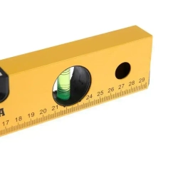 Уровень алюминиевый Тундра, 3 глазка, линейка, 300 мм