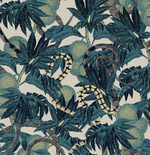 Символ богатства и изобилия - змея. Тропики, сочетание техник нанесения чернил. Яркие, природные отт