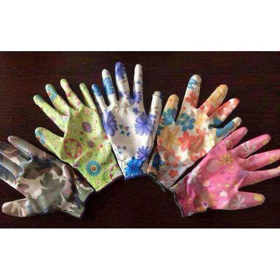 Перчатки САДОВЫЕ нейлоновые с нитриловым покрытием