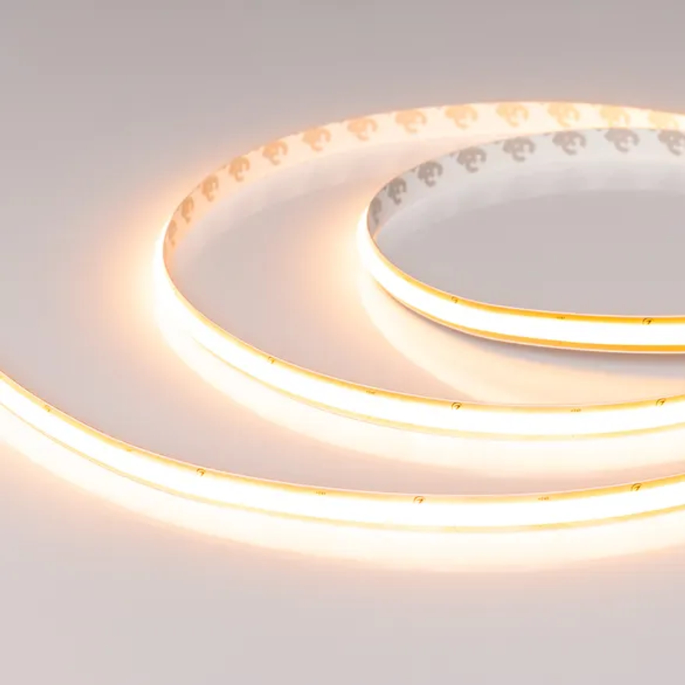 Светодиодная лента SOB-M288-10mm 24V Warm2400 (10 W/m, IP20, 5m) (Arlight, резка 1 светодиод) 062072