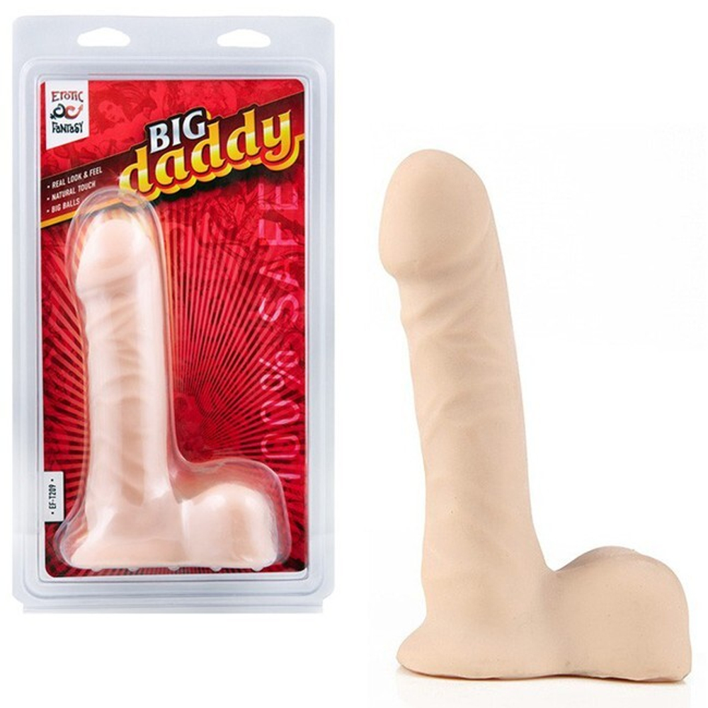 Фаллос-реалистик Big Daddy (вторая кожа) (Цвет: телесный)
