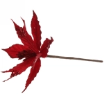 Украшение новогоднее «Пуансеттия-Блеск» 19 см, Красный