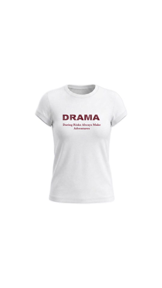 Футболка приталенная "Drama"
