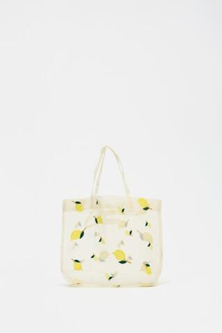 ZARA ТКАНЕВАЯ СУМКА С ВЫШИВКОЙ, ЖЕЛТЫЙ