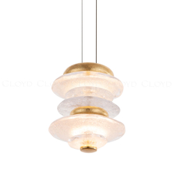 Подвесной светильник Cloyd GEFEST P2 / выс. 18 см - золото сусальн. (арт.11185)