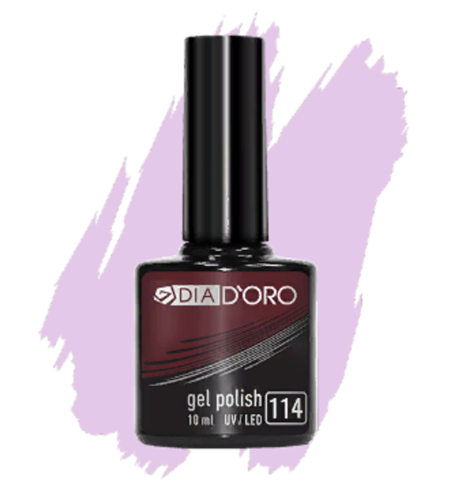 Dia D&#39;oro Гель-лак для ногтей Gel Polish, трехфазный, №114, 10 мл