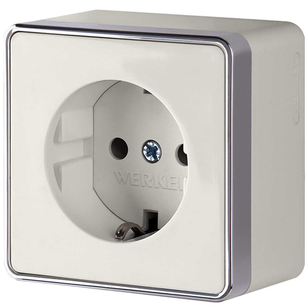 Розетка с заземлением Werkel Gallant слоновая кость W5071003 4690389164477