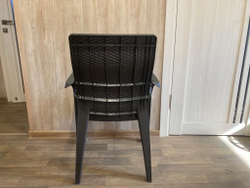 Кресло под ротанг Эдем «Eden» венге