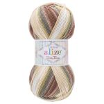 Пряжа Alize (Ализе) Baby Best Batik / уп.5 мот. по 100 г, 240м, 1893 секционный