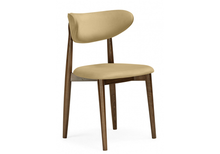 Стул деревянный Woodville Фарго бежевый, миланский орех, ножки орех