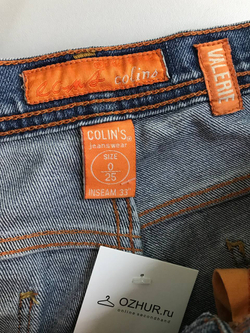 Джинсы Colins повседневные, маркировка 25, визуально 40 размер