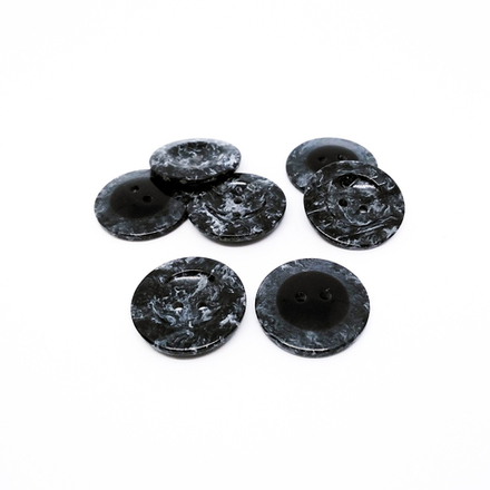 Пуговицы №862, 25мм, цв.черный (CB 3653)