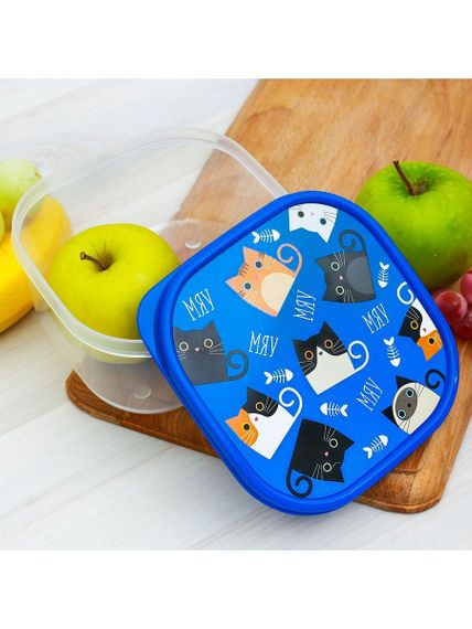 Yemək qabı \ Ланч-бокс «Котики», 700 мл