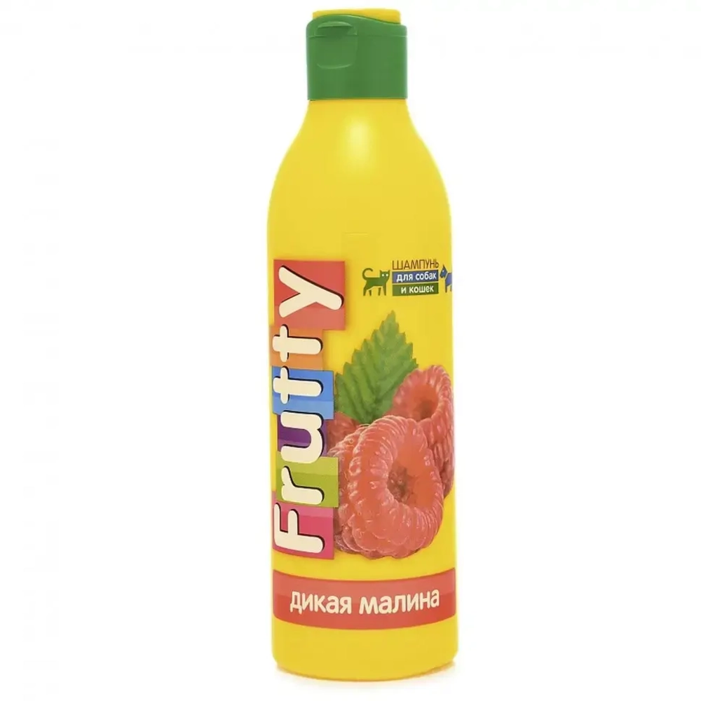 Авз frutty шампунь для кошек и собак дикая малина - 250 мл