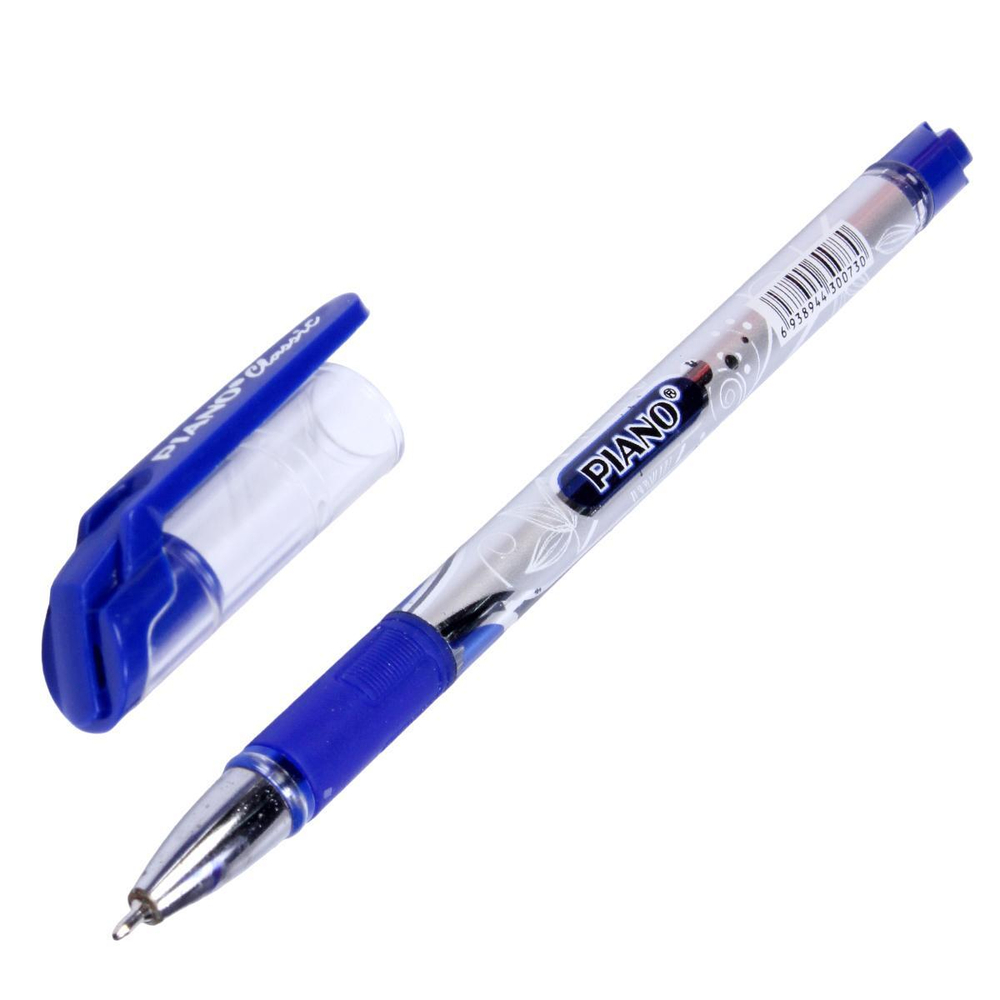 Ручка масляная 0,7 мм, синяя "Piano-2"