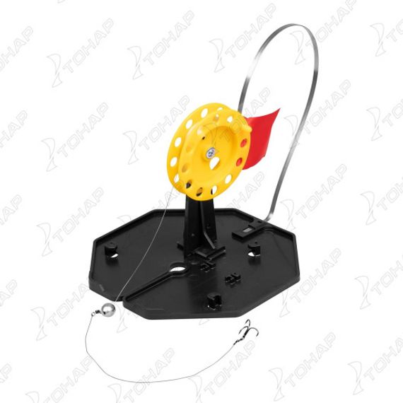 Набор жерлиц на подставке оснащенная ЖЗО-02М (d-185мм.катушка d-85мм) (10шт) ТОНАР