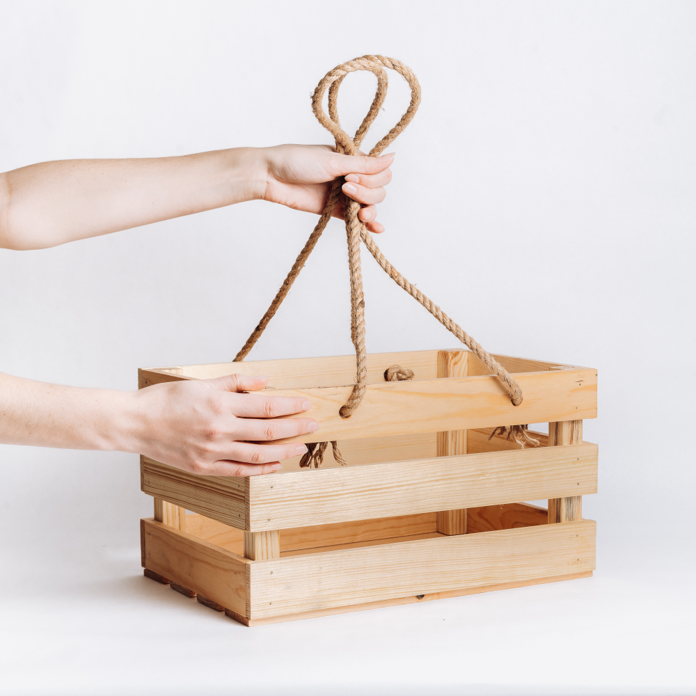 Деревянный подарочный декоративный короб, ящик для хранения из древесины Сибирского Кедра. PK25