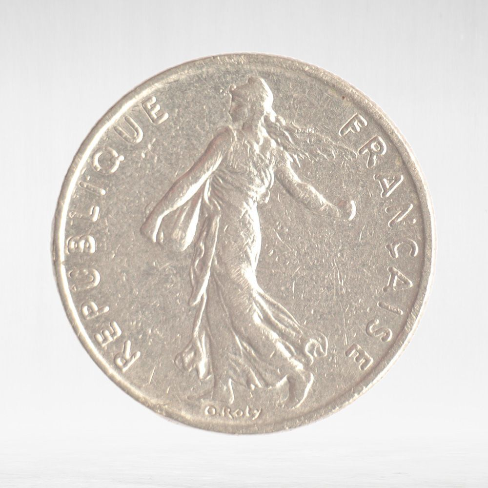 France, ½ Franc 1978 - Signature "O. Roty", VF