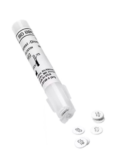 Система "Сенси-Диск" для количественного анализа in vitro чувствительности патогенных микроорганизмов к антибиотикам: Нитрофурантоин (Nitrofurantoin FM-100), 10х50 дисков