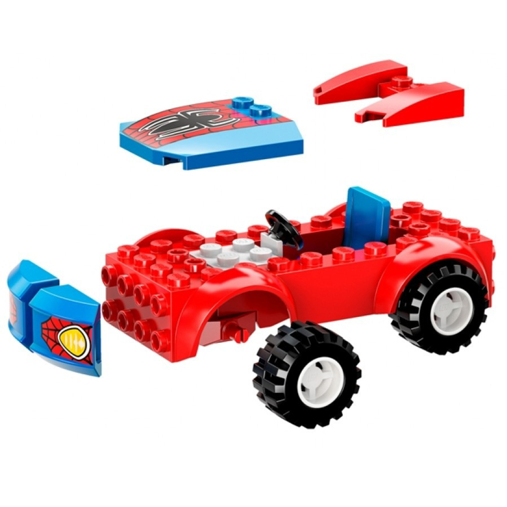 LEGO Juniors: Автомобиль Человека-паука 10665 — Spider-Man: Spider-Car Pursuit — Лего Джуниорс Подростки