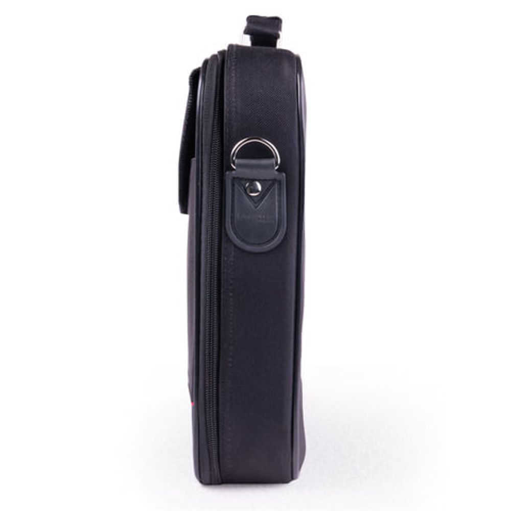 Сумка деловая BRAUBERG с отделением для ноутбука 13,3", "Profi", откидная крышка, черная, 35х25х7 см, 240440