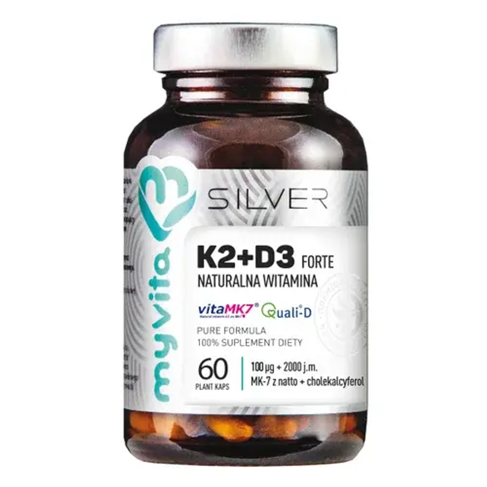 MyVita Silver K2+D3 Forte - 120 капсул