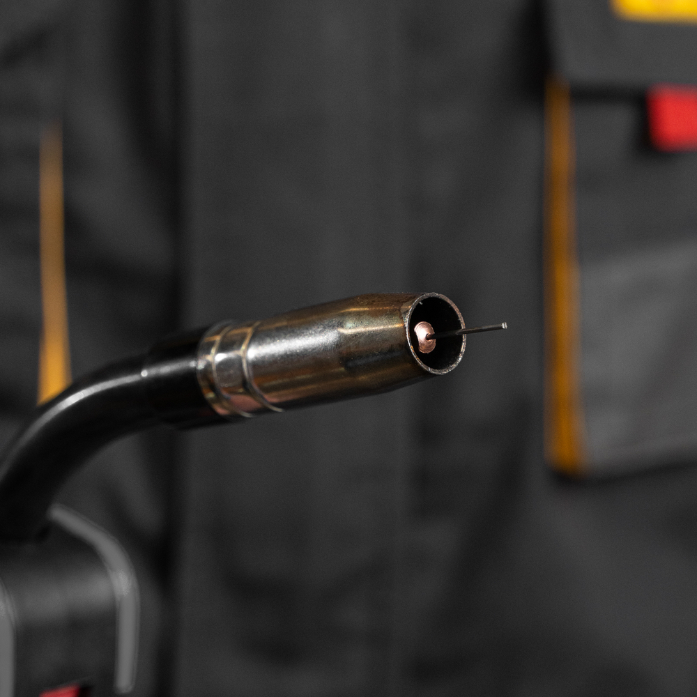 Порошковая проволока Е71TGS, диам. 0,8 мм, 5 кг, диам. катушки D200 Denzel