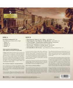 Wolfgang Amadeus Mozart. The Golden Masterpieces (LP) Вольфганг Амадей Моцарт. Золотые шедевры. Новая запечатанная виниловая пластинка