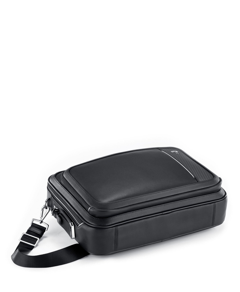 Портфель большой кожаный Sadler/Black