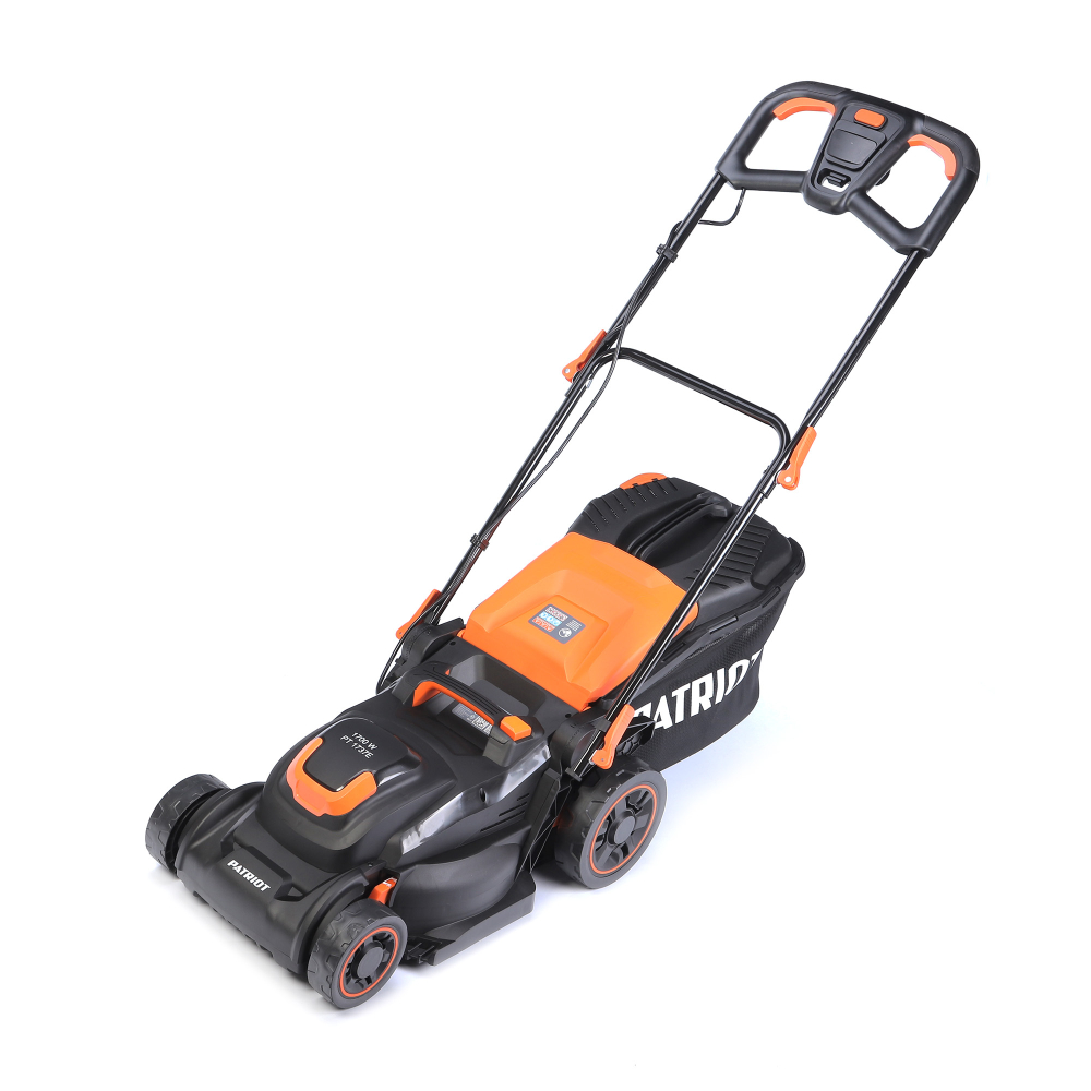 Газонокосилка электрическая PATRIOT PT1737E Lux, 1,7кВт, 37см, 40л + мульч.