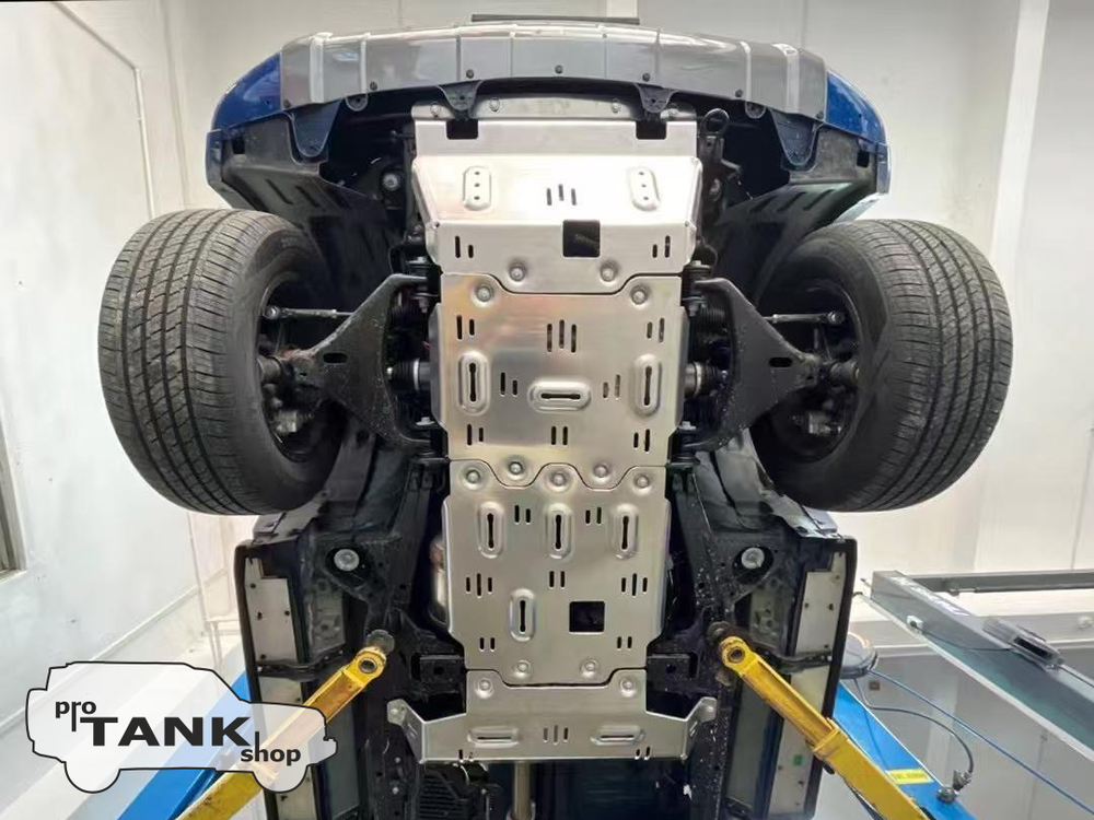 GWM POER Защита днища алюминиевая 8мм (Бензиновая версия)